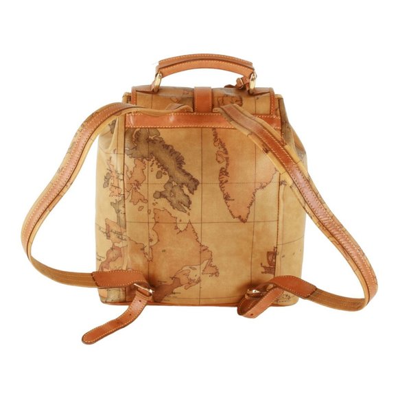Authenticity Guaranteed Alviero Martini Classe world map backpack